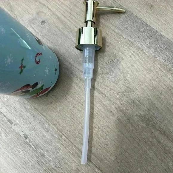 Disney Holiday Christmas lotion pump featuring Santa Mickey and Minnie EUC - Picture 8 of 9